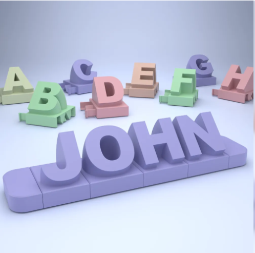 3D Name Desk Board